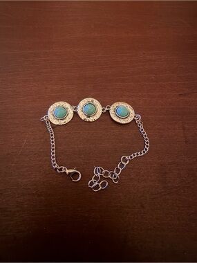 Boho Western Turquoise Country Concert Fashion Bracelet NWOT